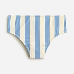 J. Crew High-rise Full-coverage Bikini Bottom in Fairtax Stripe